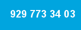 929 773 34 03 929 773 34 03